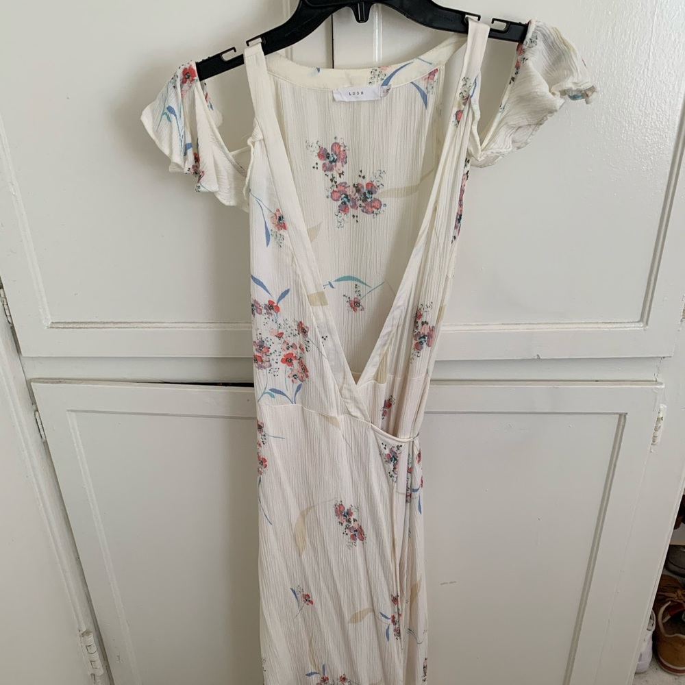 Lush  Wrap Maxi Dress